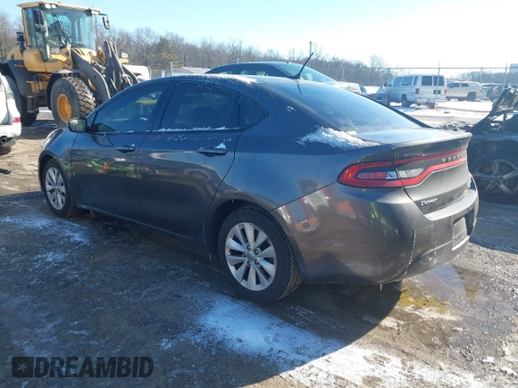 2015 Dodge Dart Aero with VIN 1C3CDFDH9FD362693, listed as a IAAI auction lot 41399886 with 101,521 mi miles. Bid and sale history available at carsss.com. Image 3.