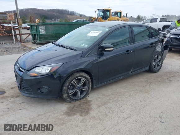 2014 Ford Focus SE with VIN 1FADP3F2XEL284465, listed as a IAAI auction lot 41903937 with 173,770 mi miles. Bid and sale history available at carsss.com. Image 2.