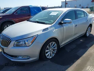 2015 Buick LaCrosse Leather with VIN 1G4GB5G32FF216844, listed as a IAAI auction lot 41725369 with 57,523 mi miles. Bid and sale history available at carsss.com. Image 2.
