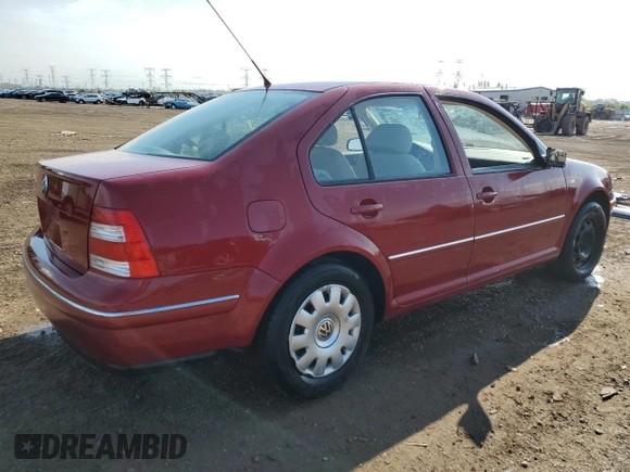 2004 Volkswagen Jetta GL with VIN 3VWRK69M34M076208, listed as a Copart auction lot 55482885 with 50,752 mi miles and Salvage title. Bid and sale history available at DreamBid. Image 3.
