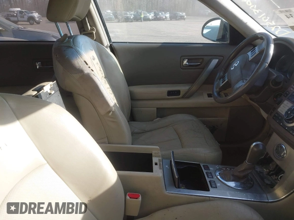 2006 Infiniti FX with VIN JNRAS08W36X204847, listed as a IAAI auction lot 41714334 with Not Provided miles and . Bid and sale history available at DreamBid. Image 5.