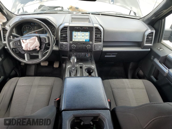 2017 Ford F-150 XL with VIN 1FTFX1EF4HFC57454, listed as a Copart auction lot 57087675 with 127,534 mi miles and Salvage title. Bid and sale history available at DreamBid. Image 8.