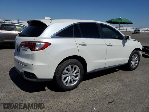 2017 Acura RDX Technology with VIN 5J8TB3H59HL006724, listed as a Copart auction lot 60851355 with 93,131 mi miles and Salvage title. Bid and sale history available at DreamBid. Image 3.