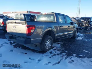 2024 Ford F-150 XL with VIN 1FTFW1L53RKD07055, listed as a IAAI auction lot 41238235 with 10,949 mi miles. Bid and sale history available at carsss.com. Image 4.