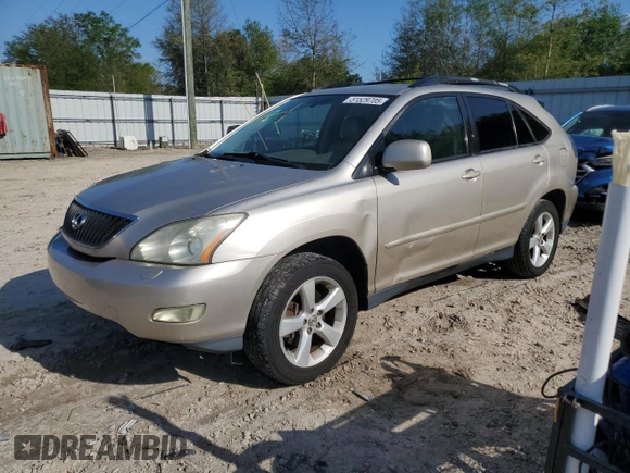 2004 Lexus RX 330 with VIN 2T2GA31U94C005574, listed as a Copart auction lot 51529705 with 254,237 mi miles and Salvage Title. Bid and sale history available at carsss.com. Image 1.
