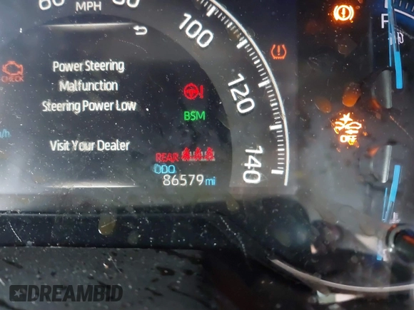 2023 Toyota RAV4 Hybrid XLE with VIN 2T3UWRFV1PW154391, listed as a IAAI auction lot 41302404 with 86,579 mi miles. Bid and sale history available at carsss.com. Image 7.