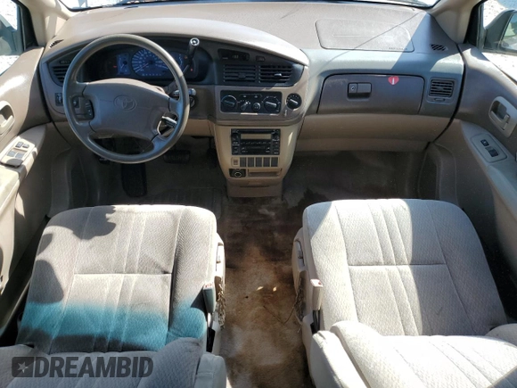 2001 Toyota Sienna CE with VIN 4T3ZF19C91U335151, listed as a Copart auction lot 50095275 with 194,095 mi miles and Salvage Title. Bid and sale history available at carsss.com. Image 8.