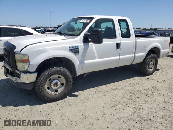 2008 Ford F-250 XL with VIN 1FTSX21598EE58662, listed as a Copart auction lot 57767305 with 137,970 mi miles and Salvage title. Bid and sale history available at DreamBid. Image 1.