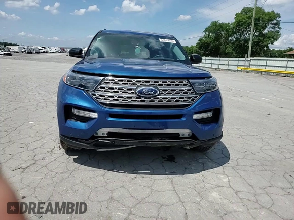 2022 Ford Explorer Limited with VIN 1FMSK7FH5NGA64604, listed as a Copart auction lot 61849025 with 84,124 mi miles and Salvage title. Bid and sale history available at DreamBid. Image 14.