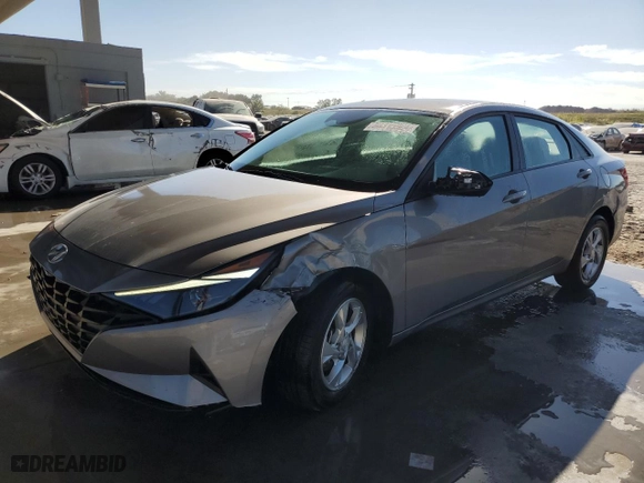 2023 Hyundai Elantra SE with VIN KMHLL4AG0PU445621, listed as a Copart auction lot 83315924 with 18,347 mi miles and Salvage Title. Bid and sale history available at carsss.com. Image 1.
