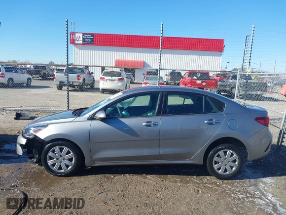2021 Kia Rio LX with VIN 3KPA24AD1ME398923, listed as a IAAI auction lot 41031202 with 48,919 mi miles. Bid and sale history available at carsss.com. Image 14.