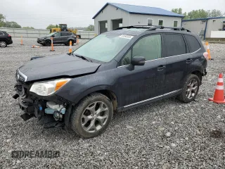 2016 Subaru Forester Touring z VIN JF2SJAVC6GH522515, wystawiony jako Copart lot #58580055 z przebiegiem 104 459 mil mil oraz Szkoda całkowita • Salvage title. Historia ofert i sprzedaży dostępna na DreamBid. Obrazek 1.
