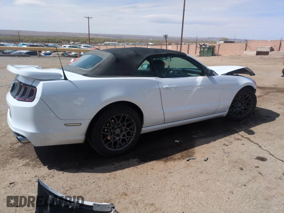 2014 Ford Mustang V6 with VIN 1ZVBP8EM7E5299993, listed as a Copart auction lot 50263105 with 127,889 mi miles and Salvage title. Bid and sale history available at DreamBid. Image 3.