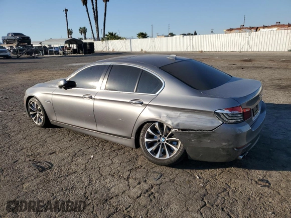 2016 BMW 5 Series 528i with VIN WBA5A5C5XGG350127, listed as a Copart auction lot 88058595 with 107,663 mi miles and Salvage title. Bid and sale history available at DreamBid. Image 2.