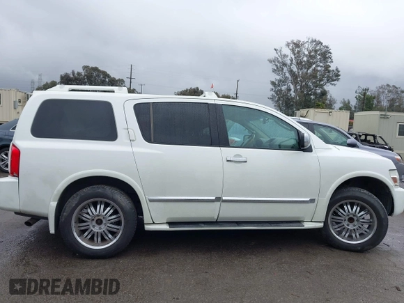2006 Infiniti QX56 with VIN 5N3AA08A46N802595, listed as a IAAI auction lot 41778222 with 142,241 mi miles. Bid and sale history available at carsss.com. Image 13.