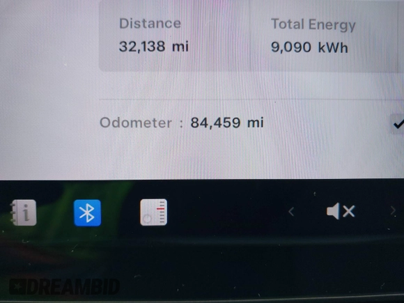 2018 Tesla Model 3 Long Range Battery with VIN 5YJ3E1EA3JF013253, listed as a IAAI auction lot 41752102 with 84,459 mi miles. Bid and sale history available at carsss.com. Image 15.