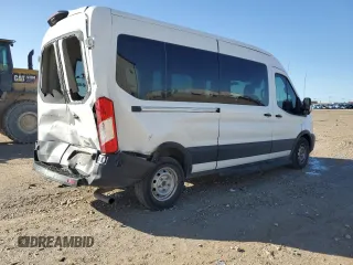 2020 Ford Transit Passenger XL with VIN 1FDAX2C88LKB22185, listed as a Copart auction lot 85075844 with 252,892 mi miles and Salvage Title. Bid and sale history available at DreamBid. Image 3.