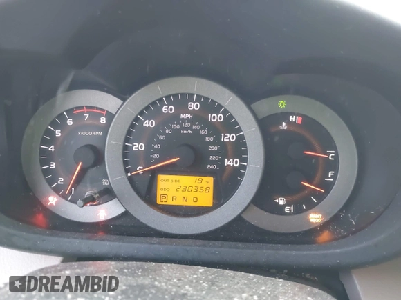 2008 Toyota RAV4 Ltd with VIN JTMZK31V585023270, listed as a IAAI auction lot 41188484 with 230,358 mi miles. Bid and sale history available at carsss.com. Image 7.