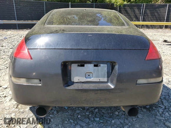 2004 Nissan 350Z Touring with VIN JN1AZ34E54T052703, listed as a Copart auction lot 70016184 with 170,619 mi miles and Salvage Title. Bid and sale history available at carsss.com. Image 6.