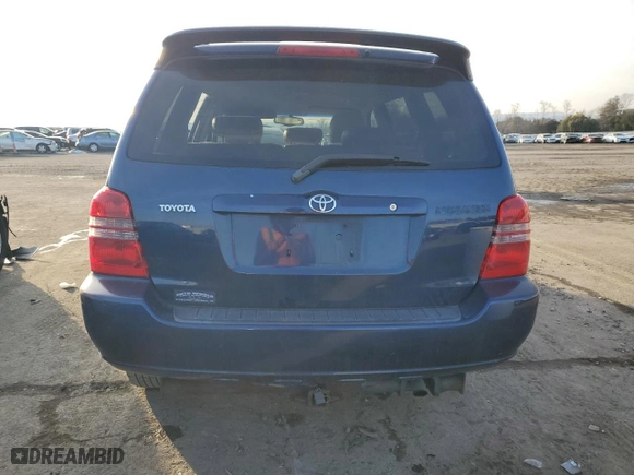 2003 Toyota Highlander with VIN JTEHF21A530100289, listed as a Copart auction lot 86920994 with 183,883 mi miles and Salvage Title. Bid and sale history available at carsss.com. Image 6.