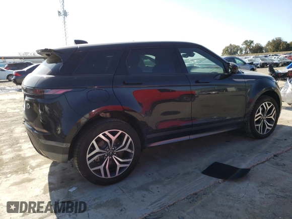 2021 Land Rover Range Rover Evoque R-Dynamic S with VIN SALZT2FX9MH127523, listed as a Copart auction lot 44812753 with 27,393 mi miles. Bid and sale history available at carsss.com. Image 3.
