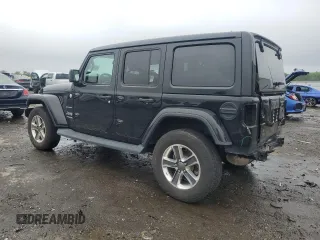 2019 Jeep Wrangler Unlimited Sahara z VIN 1C4HJXEN7KW612273, wystawiony jako Copart lot #60744185 z przebiegiem 55 176 mil mil oraz Szkoda całkowita • Salvage title. Historia ofert i sprzedaży dostępna na DreamBid. Obrazek 2.