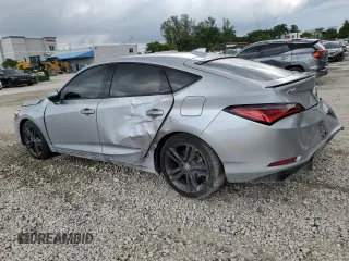 2024 Acura Integra w/A-Spec Technology Package with VIN 19UDE4H67RA005353, listed as a Copart auction lot 71351084 with 16,629 mi miles and Non Repairable. Bid and sale history available at carsss.com. Image 2.