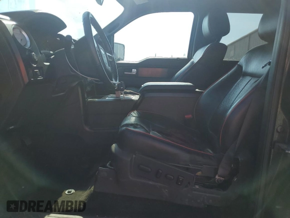 2012 Ford F-150 XL with VIN 1FTFW1ET0CFB06984, listed as a Copart auction lot 61338755 with 204,847 mi miles and Salvage title. Bid and sale history available at DreamBid. Image 7.