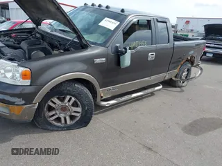 2005 Ford F-150 XLT with VIN 1FTPX14515NA43732, listed as a IAAI auction lot 41901453 with 216,729 mi miles. Bid and sale history available at carsss.com. Image 6.