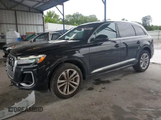 2025 Audi Q7 Premium Plus с VIN WA1LVBF71SD007222, выставлен на аукционе Copart как лот 57894845 с пробегом 11 893 миль миль и Списание • Salvage title. История ставок и продаж доступна на DreamBid. Изображение 1.