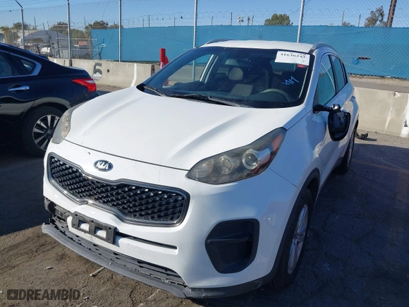 2017 Kia Sportage LX with VIN KNDPM3AC5H7262807, listed as a IAAI auction lot 41636243 with 54,478 mi miles. Bid and sale history available at carsss.com. Image 17.