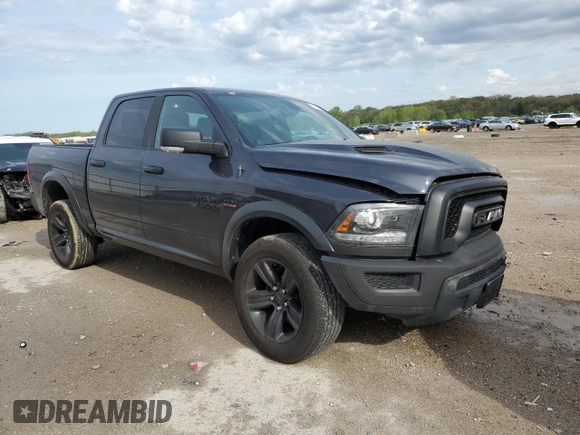 2021 Ram 1500 Warlock z VIN 1C6RR7LT0MS596465, wystawiony jako Copart lot #54176385 z przebiegiem 38 645 mil mil oraz Szkoda całkowita • Salvage title. Historia ofert i sprzedaży dostępna na DreamBid. Obrazek 4.