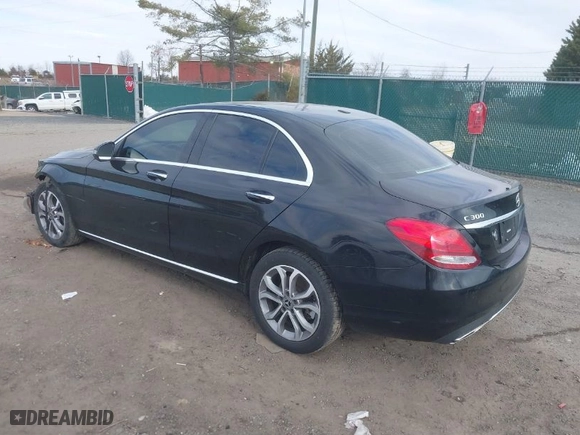 2018 Mercedes-Benz C-Class C 300 with VIN 55SWF4KB7JU249668, listed as a IAAI auction lot 41397270 with 201,391 mi miles. Bid and sale history available at carsss.com. Image 3.