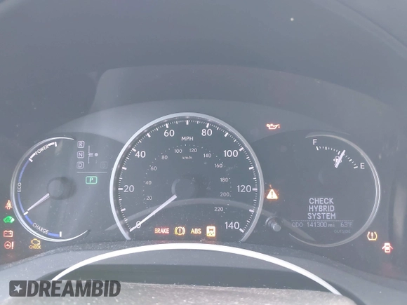 2013 Lexus CT 200h with VIN JTHKD5BH8D2164389, listed as a IAAI auction lot 42078280 with 141,300 mi miles and . Bid and sale history available at DreamBid. Image 7.