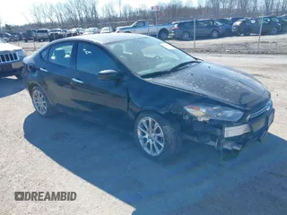 2013 Dodge Dart Limited with VIN 1C3CDFCH8DD135025, listed as a IAAI auction lot 41749077 with 119,305 mi miles. Bid and sale history available at carsss.com. Image 1.