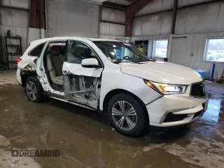 2019 Acura MDX with VIN 5J8YD4H33KL033624, listed as a Copart auction lot 43634645 with 41,310 mi miles and Salvage Title. Bid and sale history available at carsss.com. Image 4.