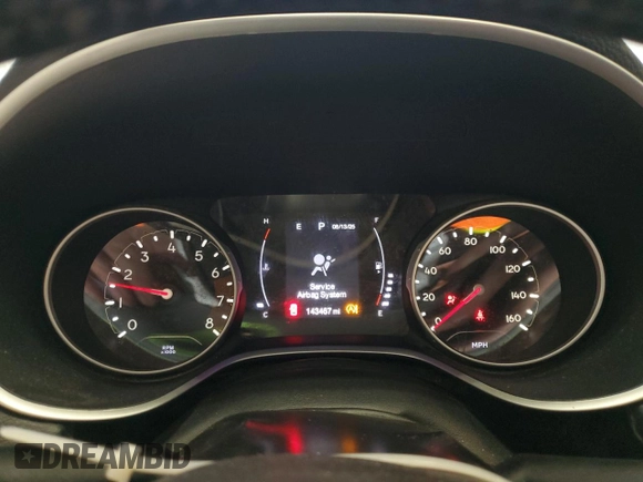 2018 Jeep Compass Altitude with VIN 3C4NJDBB9JT457242, listed as a Copart auction lot 60886385 with 143,467 mi miles and Salvage title. Bid and sale history available at DreamBid. Image 9.