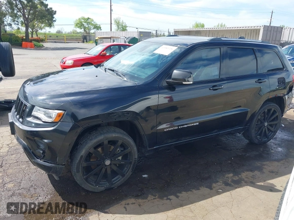 2014 Jeep Grand Cherokee Overland with VIN 1C4RJFCT8EC106005, listed as a IAAI auction lot 41989721 with 148,469 mi miles and . Bid and sale history available at DreamBid. Image 15.