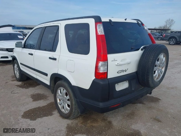 2006 Honda CR-V EX with VIN JHLRD68856C018853, listed as a IAAI auction lot 41907593 with 262,065 mi miles. Bid and sale history available at carsss.com. Image 3.