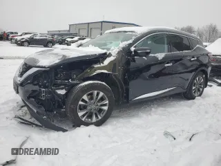 2015 Nissan Murano SV with VIN 5N1AZ2MH9FN278148, listed as a Copart auction lot 87742115 with 56,575 mi miles and Salvage title. Bid and sale history available at DreamBid. Image 1.