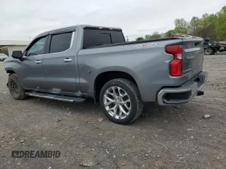 2019 Chevrolet Silverado 1500 LTZ with VIN 3GCUYGED7KG146635, listed as a Copart auction lot 52259085 with 91,830 mi miles and Salvage Title. Bid and sale history available at DreamBid. Image 2.