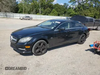 2012 Mercedes-Benz CLS-Class CLS 550 with VIN WDDLJ9BB5CA022285, listed as a Copart auction lot 74066944 with 157,457 mi miles and Salvage Title. Bid and sale history available at carsss.com. Image 1.