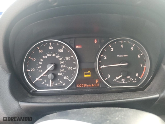 2011 BMW 1 Series 135i with VIN WBAUC9C53BVM09102, listed as a Copart auction lot 80942534 with 132,038 mi miles and Salvage Title. Bid and sale history available at carsss.com. Image 9.