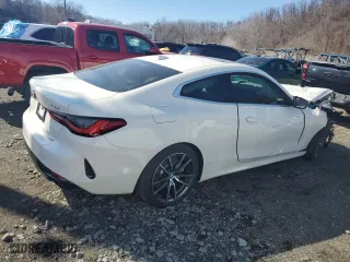 2025 BMW 4 Series 430i xDrive with VIN WBA63DA03SCT41818, listed as a Copart auction lot 48500795 with 788 mi miles and Clean Title. Bid and sale history available at carsss.com. Image 3.