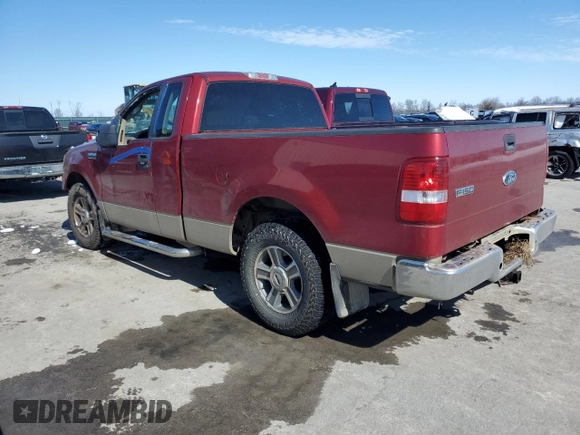 2008 Ford F-150 XL with VIN 1FTRF12W78KC74213, listed as a Copart auction lot 46517675 with 92,239 mi miles and Salvage title. Bid and sale history available at DreamBid. Image 2.