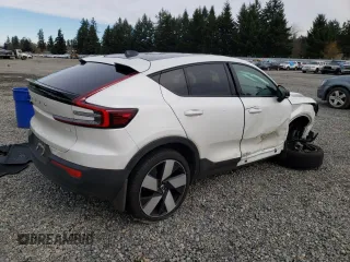 2023 Volvo C40 Recharge Pure Electric Ultimate with VIN YV4ED3GMXP2046919, listed as a Copart auction lot 42874814 with 14,769 mi miles. Bid and sale history available at carsss.com. Image 3.