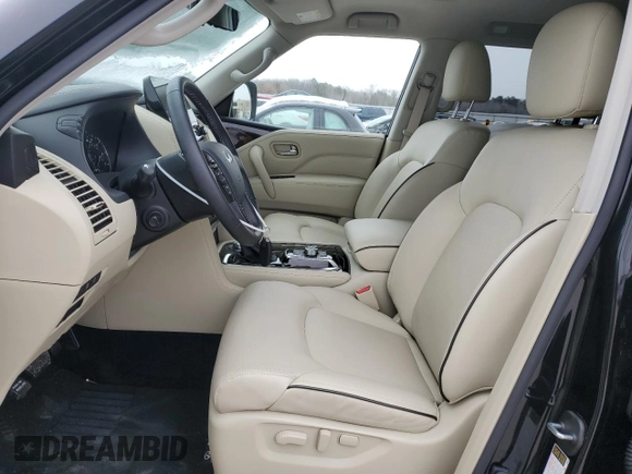 2024 Infiniti QX80 LUXE with VIN JN8AZ2AE0R9330122, listed as a Copart auction lot 88678885 with 6,783 mi miles and Salvage Title. Bid and sale history available at carsss.com. Image 7.