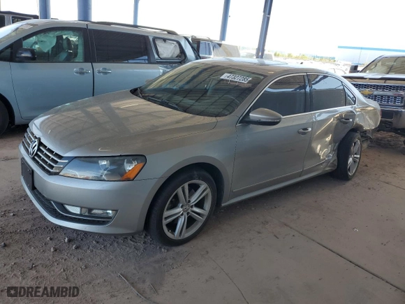 2012 Volkswagen Passat TDI SEL Premium with VIN 1VWCN7A31CC087469, listed as a Copart auction lot 47327285 with 125,993 mi miles and Salvage Title. Bid and sale history available at carsss.com. Image 1.