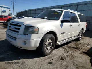 2007 Ford Expedition EL Limited with VIN 1FMFK19537LA13161, listed as a Copart auction lot 74686214 with 0 mi miles and Salvage Title. Bid and sale history available at carsss.com. Image 1.