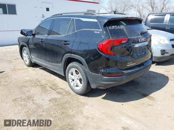 2018 GMC Terrain SLE z VIN 3GKALTEVXJL395802, wystawiony jako IAAI lot #41904399 z przebiegiem 54 499 mil mil oraz . Historia ofert i sprzedaży dostępna na DreamBid. Obrazek 3.